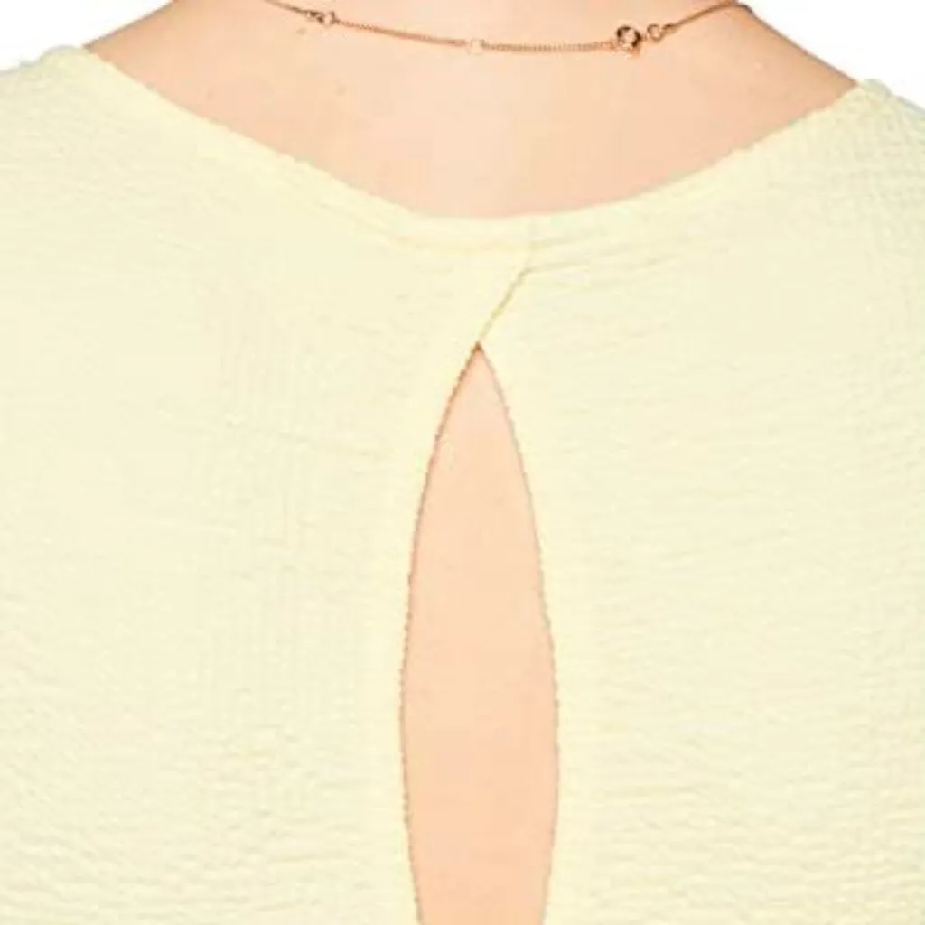 Mamalicious Maternity Dress 'Mlmalene' Yellow Short Jersey Dress Medium Size undefined - Image 4