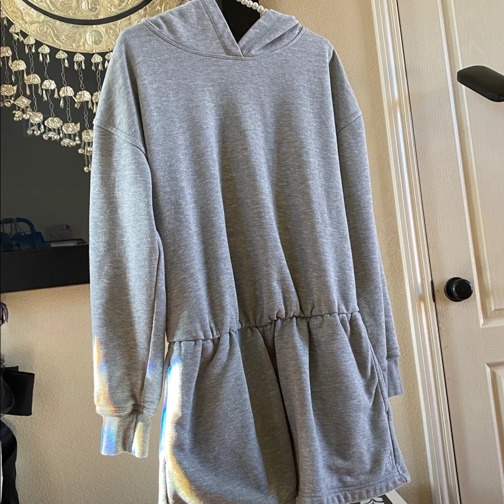 Free People Such A Flirt Romper Gray - Image 5