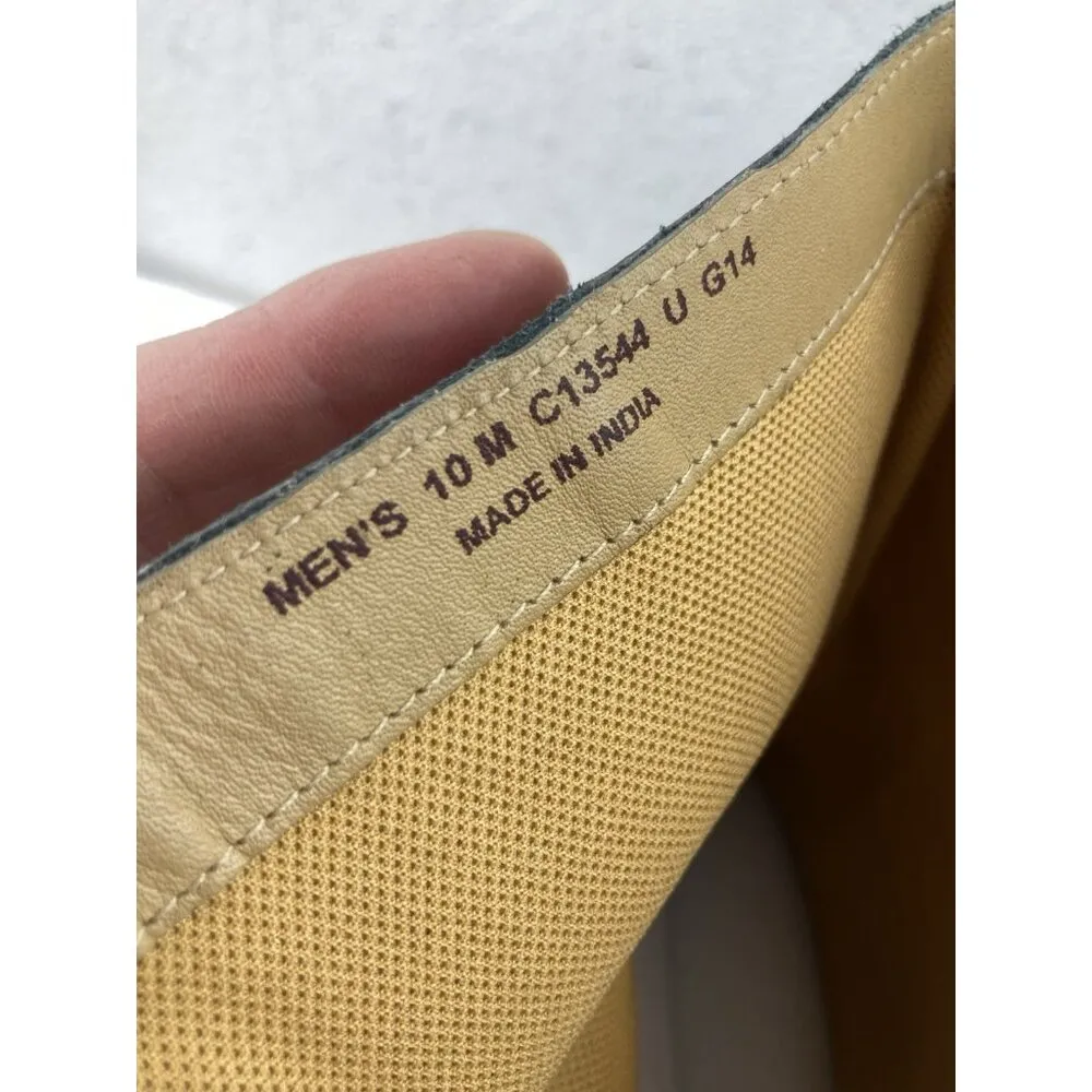 *Cole Haan Boots Mens 10 Black Leather Grunge Motorcycle Edgy Zip Strap Buckle - Image 12