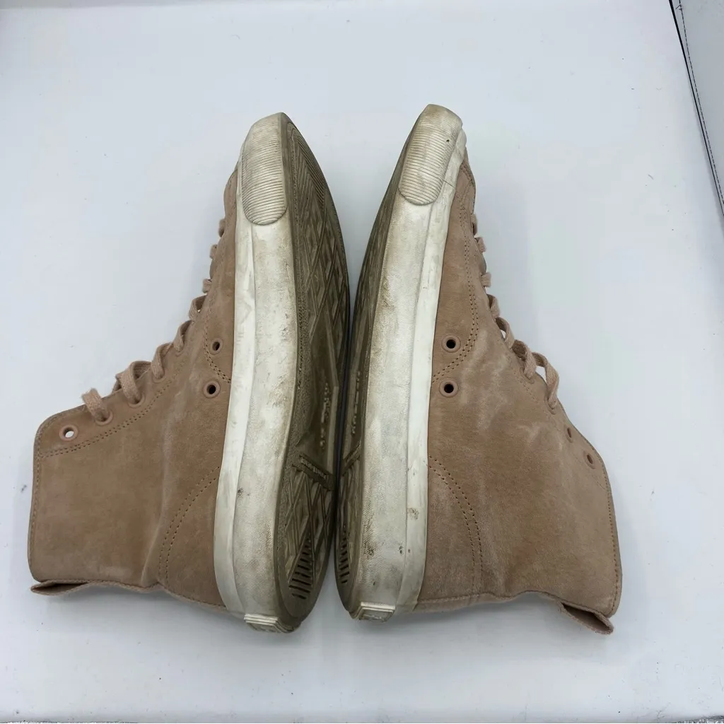 P.F.‎ Flyers All American Hi Top suede Sneakers Shoes tan Color Women’s Size 9 - Image 8