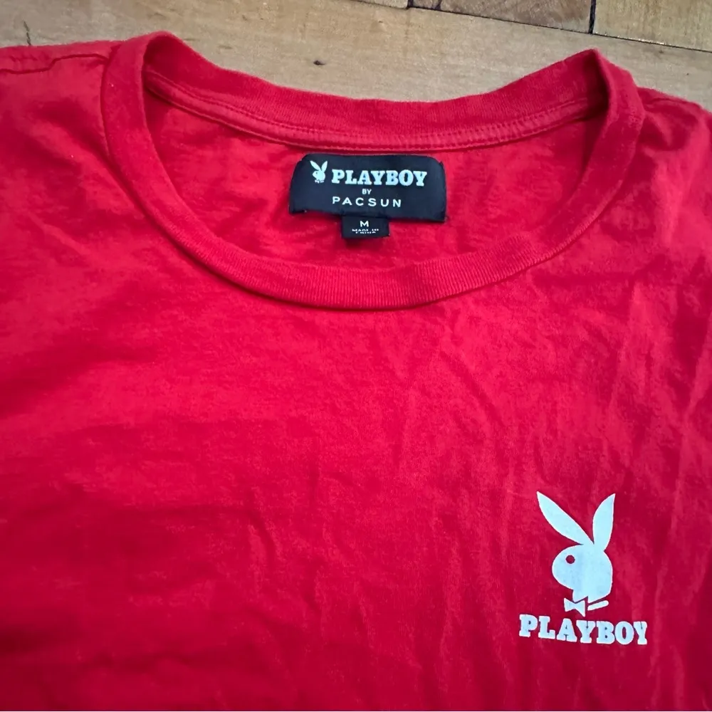 PacSun Playboy Long Sleeve Tee Medium - Image 5