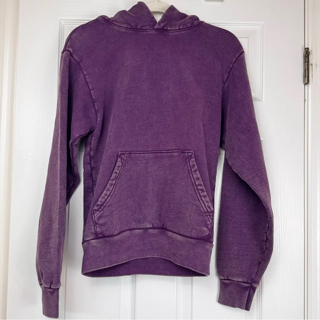 NEW American Giant The New Vintage Pullover Hoodie Sweatshirt Men’s Women’s XS Purple - Image 3