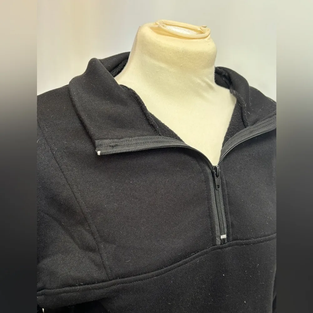 Black half zip up jacket - Image 3