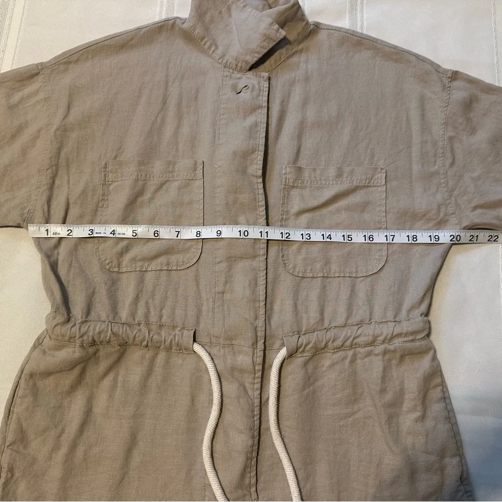 Mango Beige Short-Sleeve Romper - Image 8