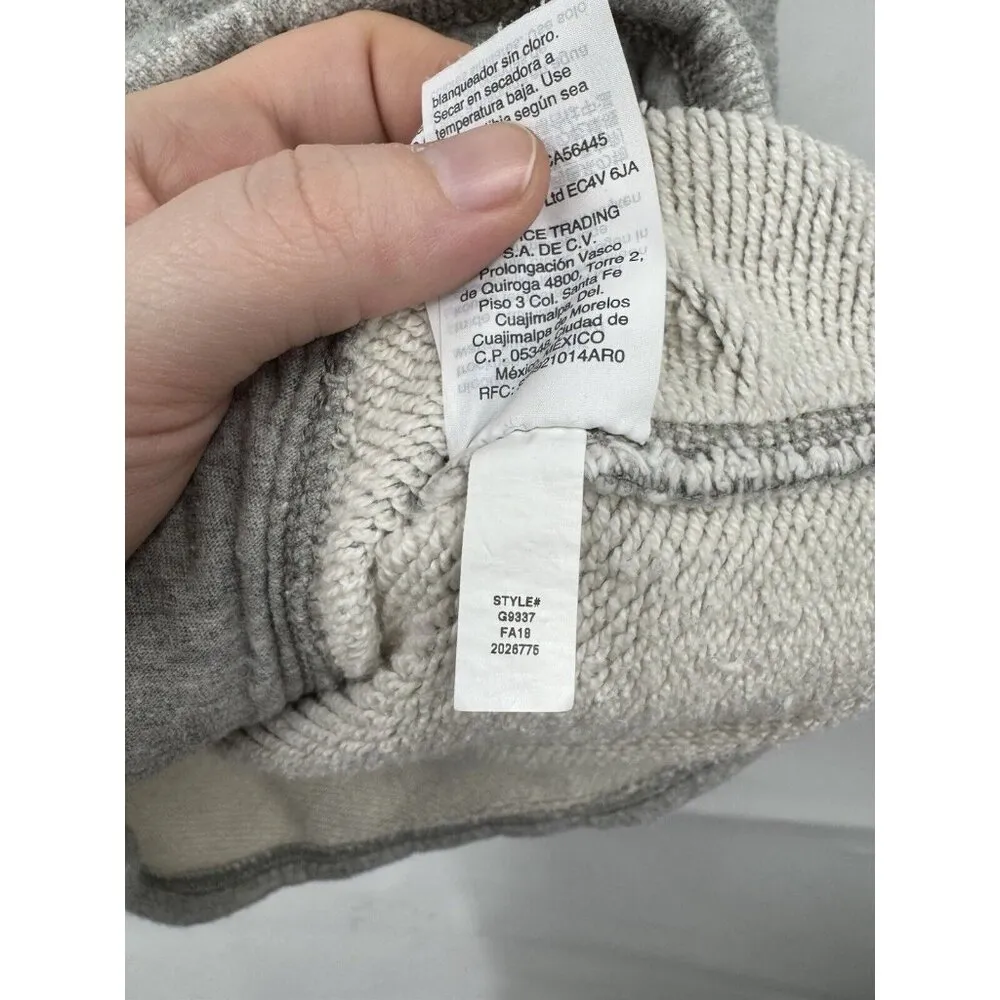 J. Crew Mercantile Funnel Neck Sweatshirt Women XS Silver Pullover Minimalist - Image 6