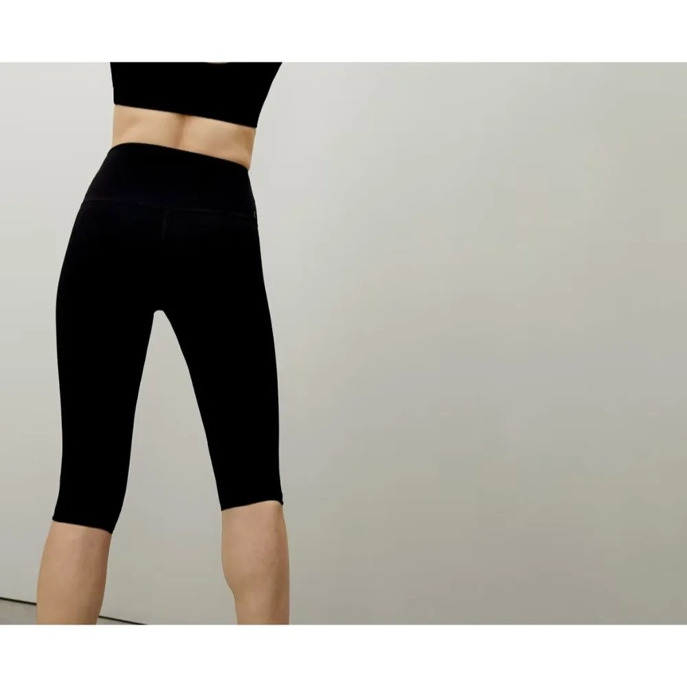 Everlane Womens The Perform Legging Cropped Length Stretch Black S - Image 3