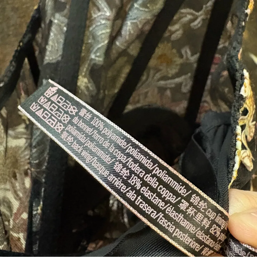 VICTORIA’S SECRET Dream Angels Pretty Petals Floral Embroidered Corset Sz 36C - Image 7