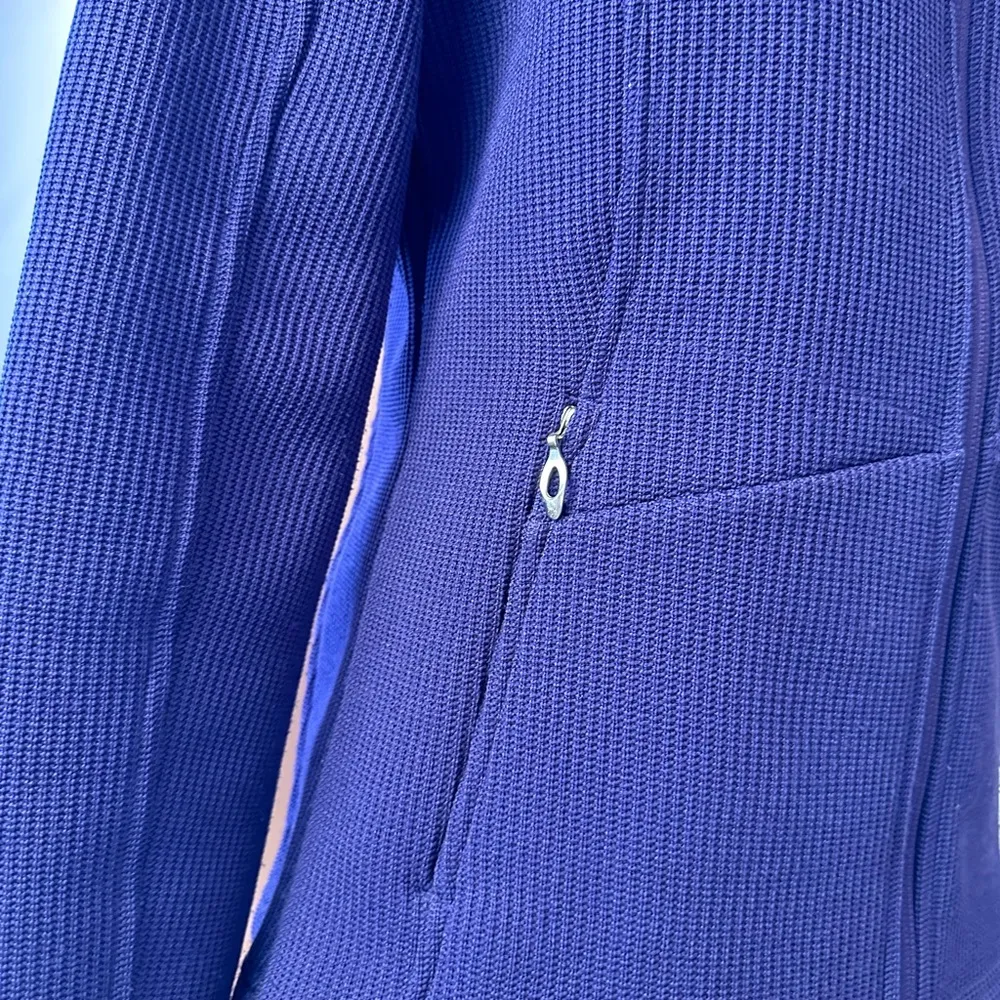 Spyder Endure Core Sweater Jacket Size Medium Purple Full Zip High Neck - Image 3
