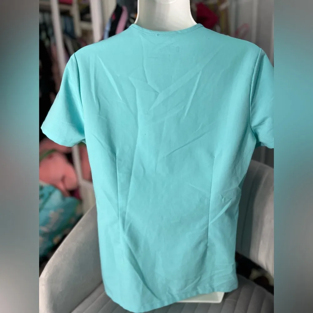 Figs Teal Scrub Top - Image 4