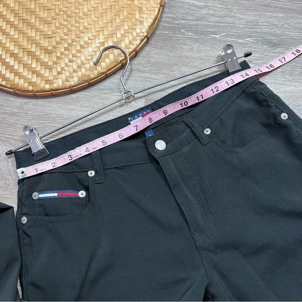 Vintage Y2K Tommy Hilfiger black pants lowrise‎ women’s size 7 - Image 6
