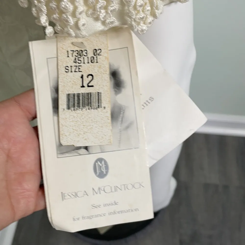 VINTAGE SCOTT MCCLINTOCK CREAM FRINGE BLAZER NEW SIZE 12 - Image 7