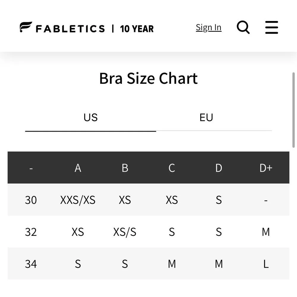 Fabletics White Sports Bra Black, Grey Green Abstract Pattern - Image 2