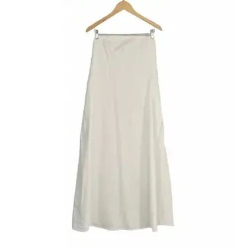 Abercrombie & Fitch‎ Women White Removable Straps A-line Maxi Dress Size S - Image 2