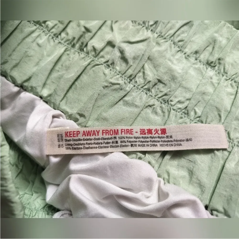 FP movement women's the way home light green sports shorts size M Size M - Image 10