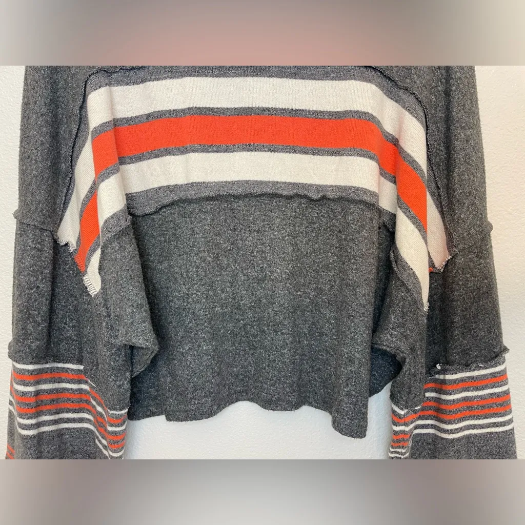 Free People Women’s Cooper Striped‎ Long-Sleeve T-Shirt Size XS - Image 6