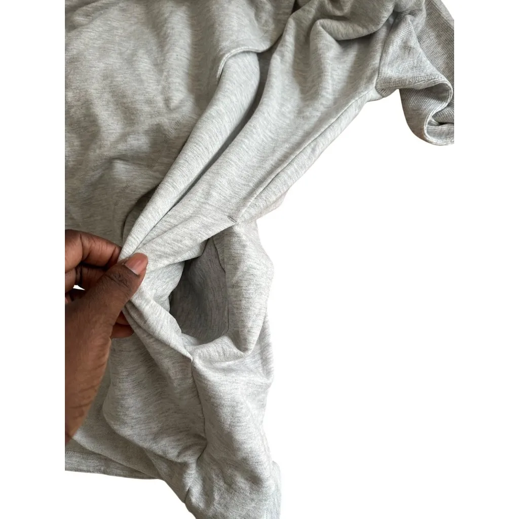 Athleta Purana Wrap Hoodie Sweatshirt Oatmeal Color Long Sleeve Pockets Sz XL - Image 9