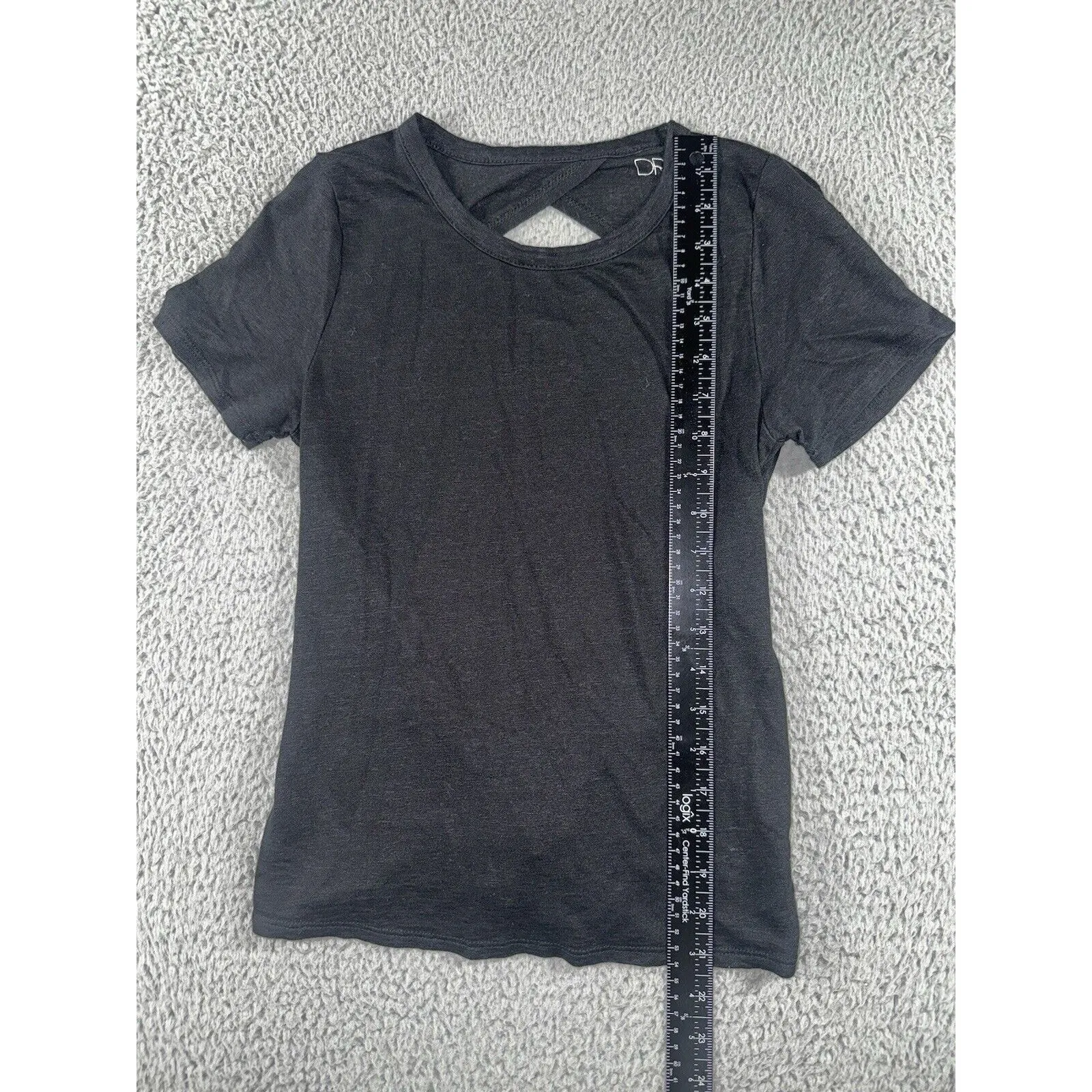 Victorias Secret Pink Dreamr T Shirt Women Small Short‎ Sleeve Open Knotted Back - Image 4