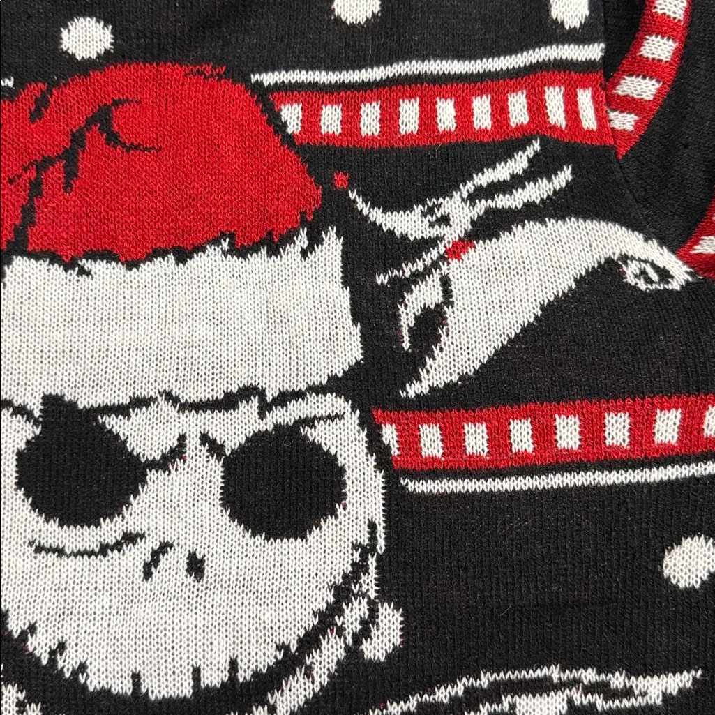 Disney Tim Burton’s The Nightmare Before Christmas small 34/36 holiday sweater - Image 7