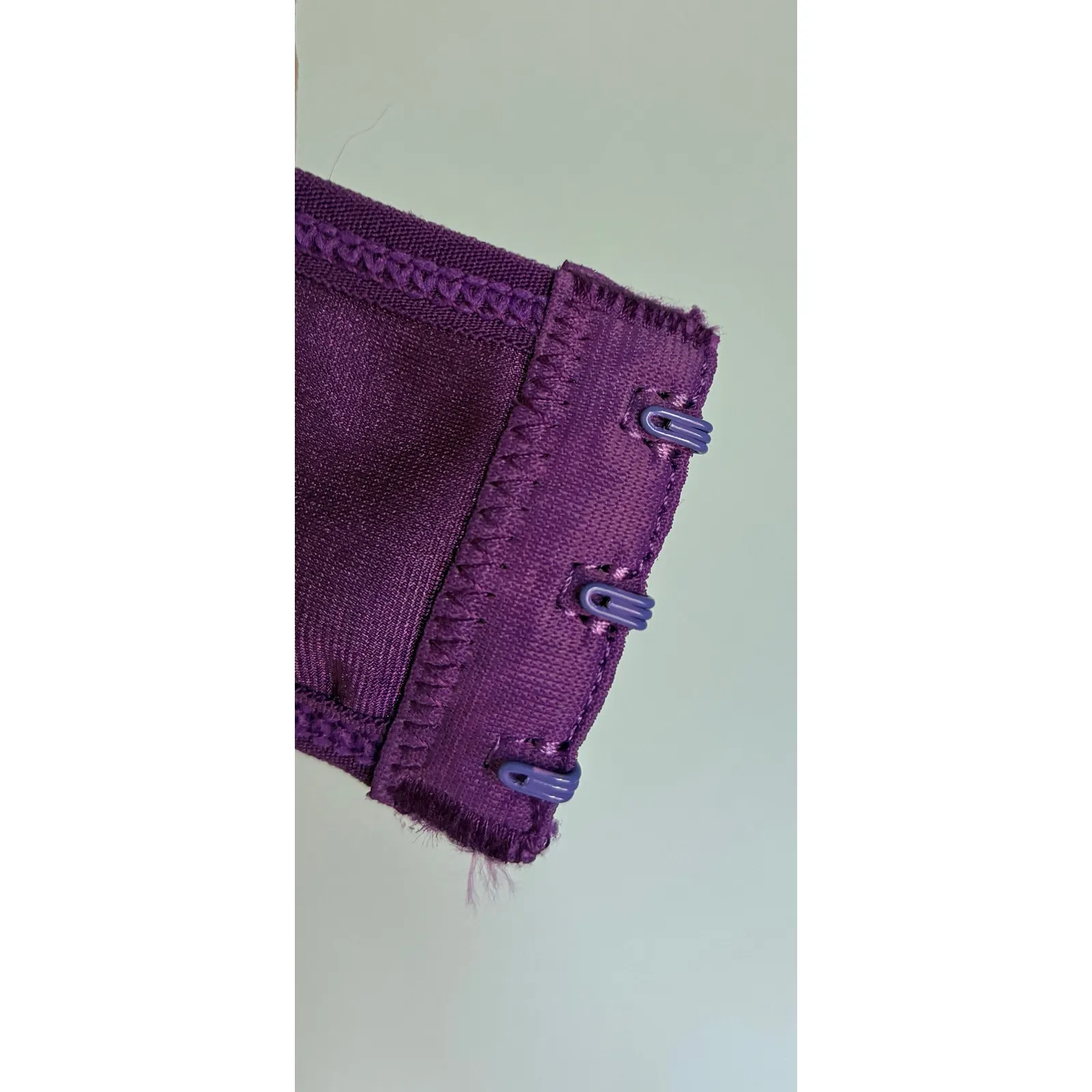 Purple Bodysuit Lingerie Small Avid Love Mesh Satin - Image 4