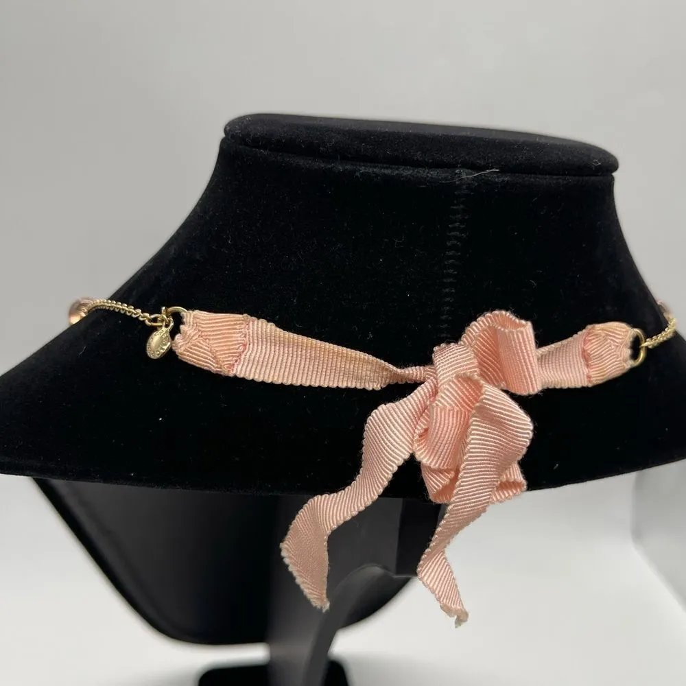 J.Crew Crystal Long Necklace in Gold Tone Chain - Image 3