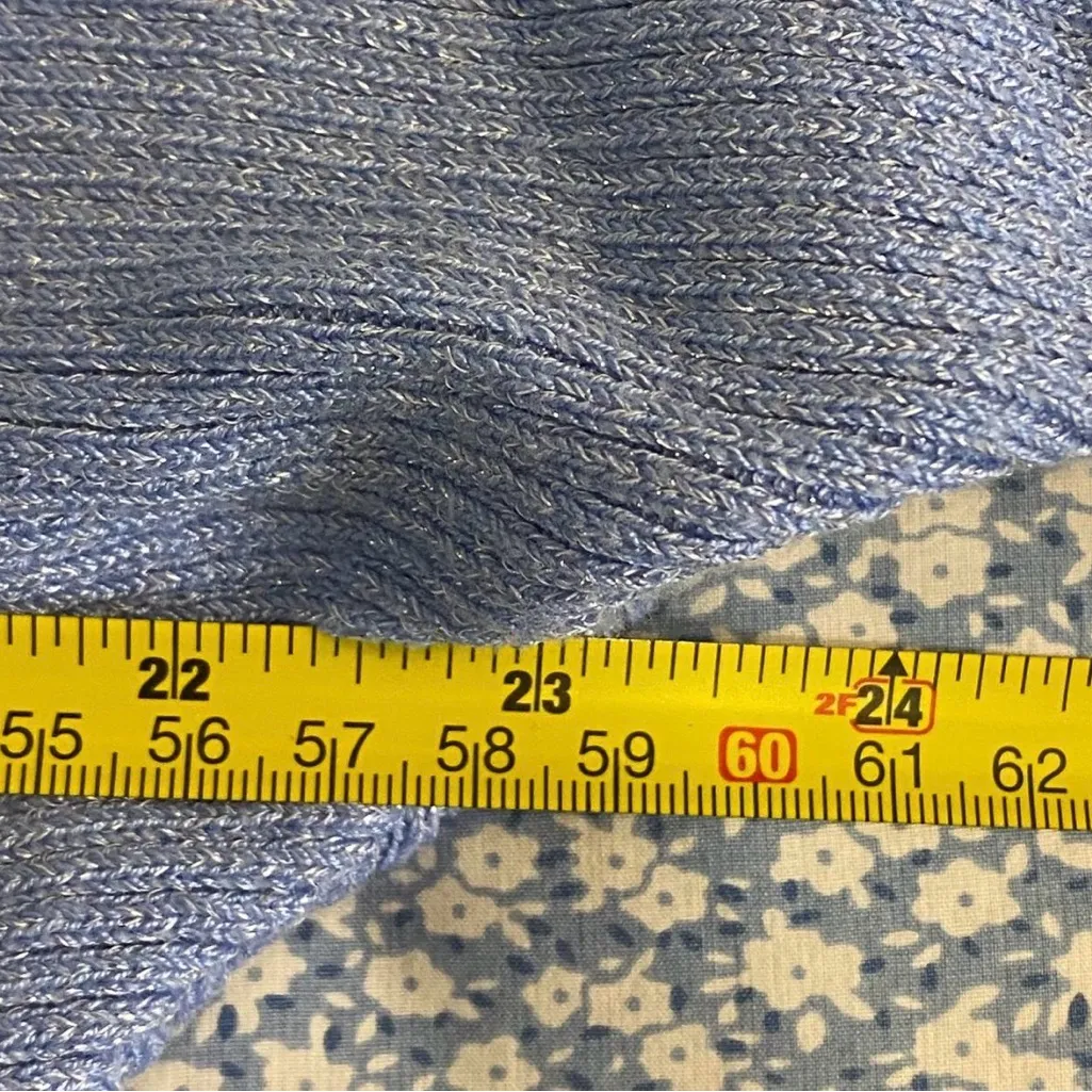 Chico's Blue Sparkly Shirt - Image 4