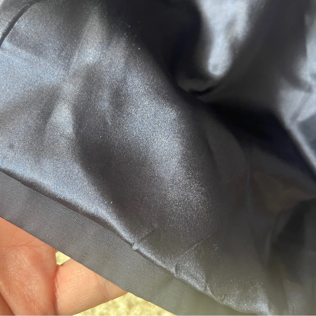 NWT Weatherproof Garment Co Trench Coat Rain Size Large Navy Blue Classic - Image 7