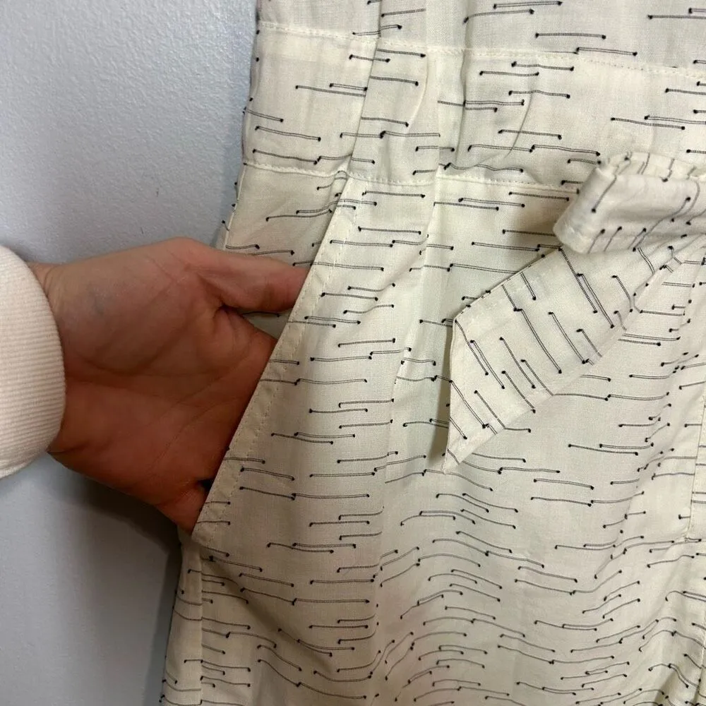 34N 118W Anthropologie Giana Utility Romper cream‎ size M NEW - Image 8