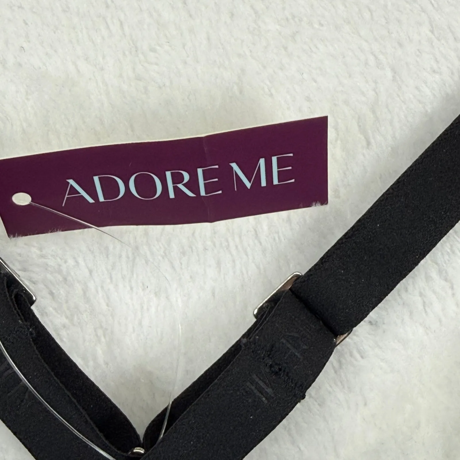 Adore Me 36DDD Heathered Grey Plunge Full Coverage Bra NWT - Image 3