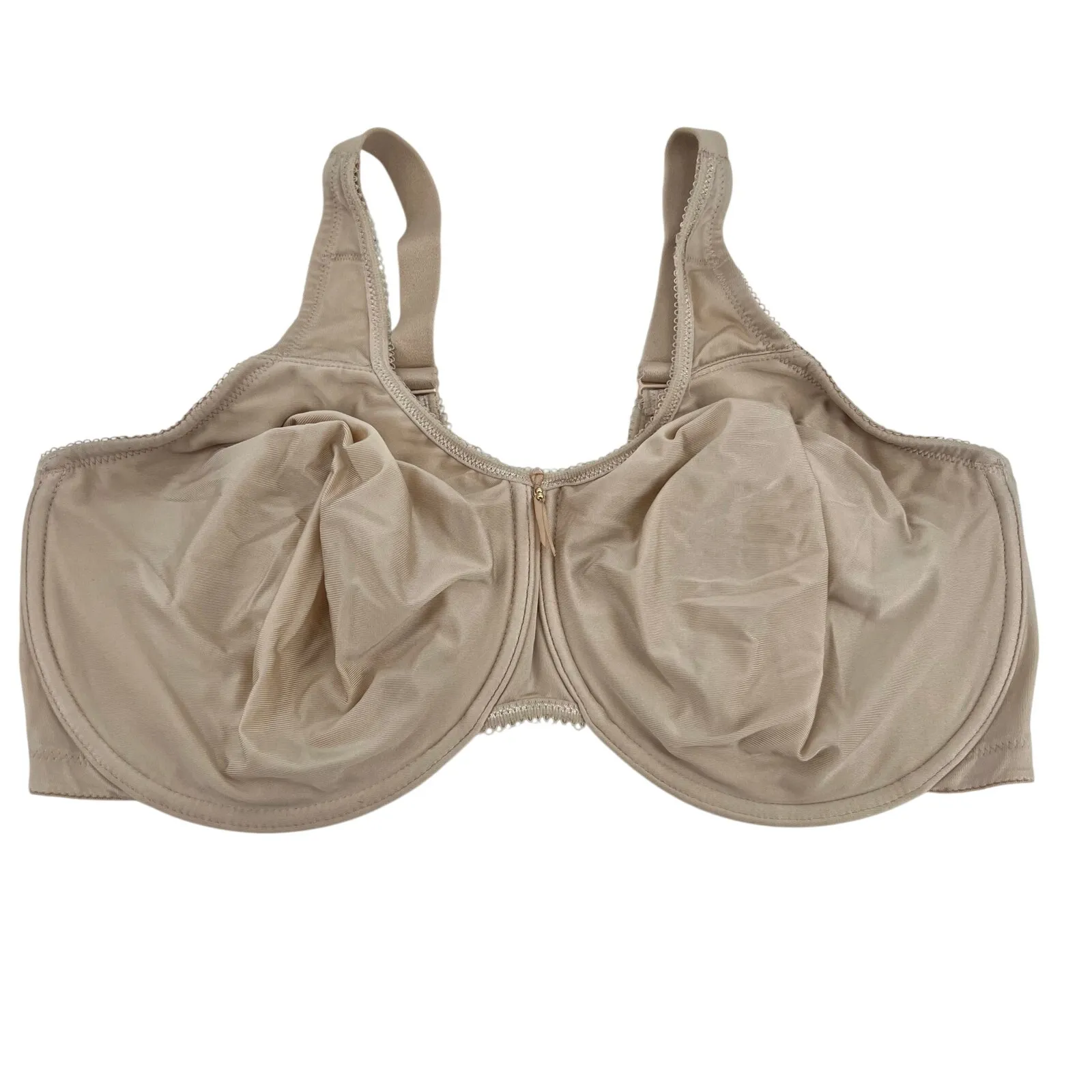 Wacoal Basic Beauty Full Figure Seamless Underwire Bra sand (beige/tan) sz 44DDD - Image 2