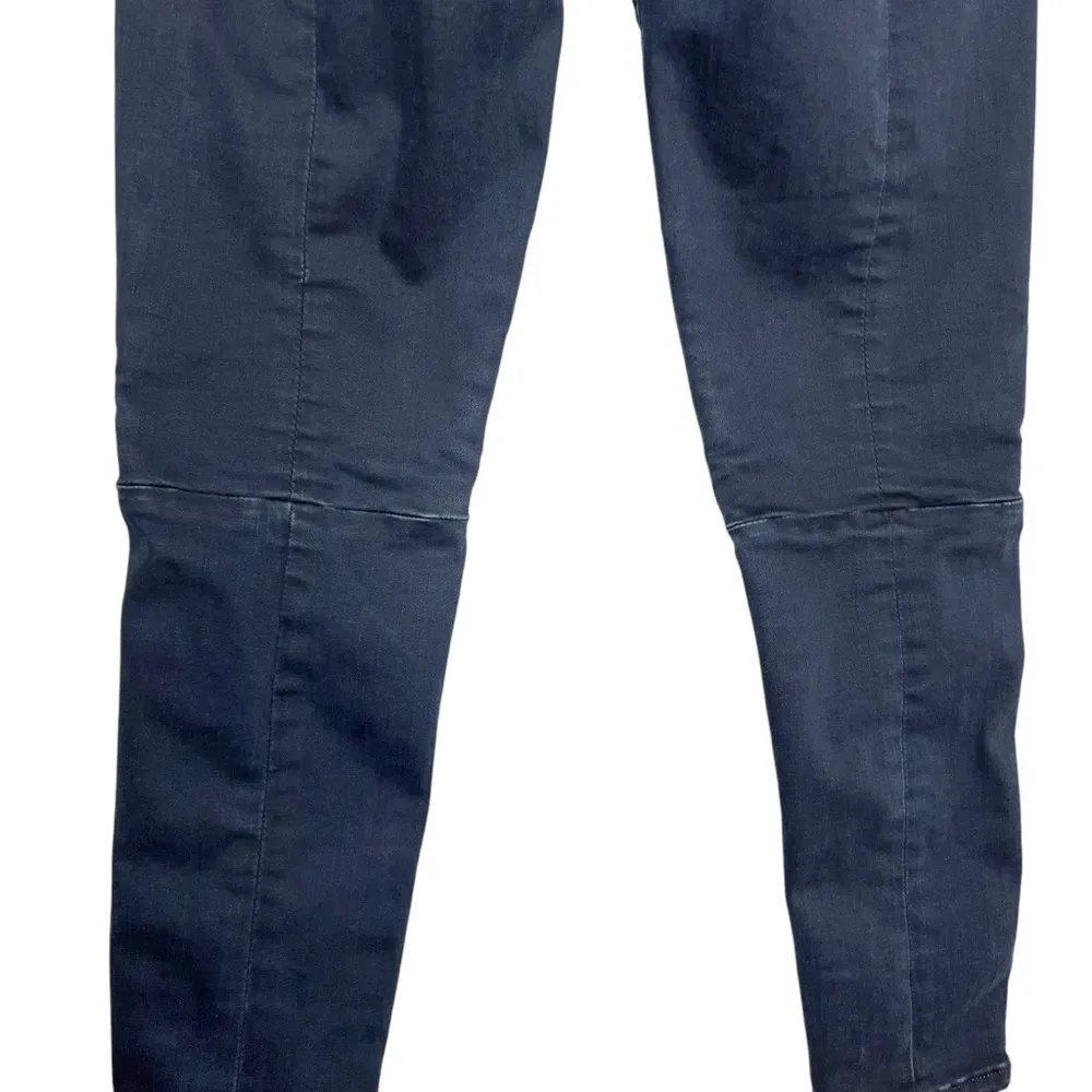 GAP 1969 Blue Black Sculpt True Skinny Moto Jeans Pants - Image 5