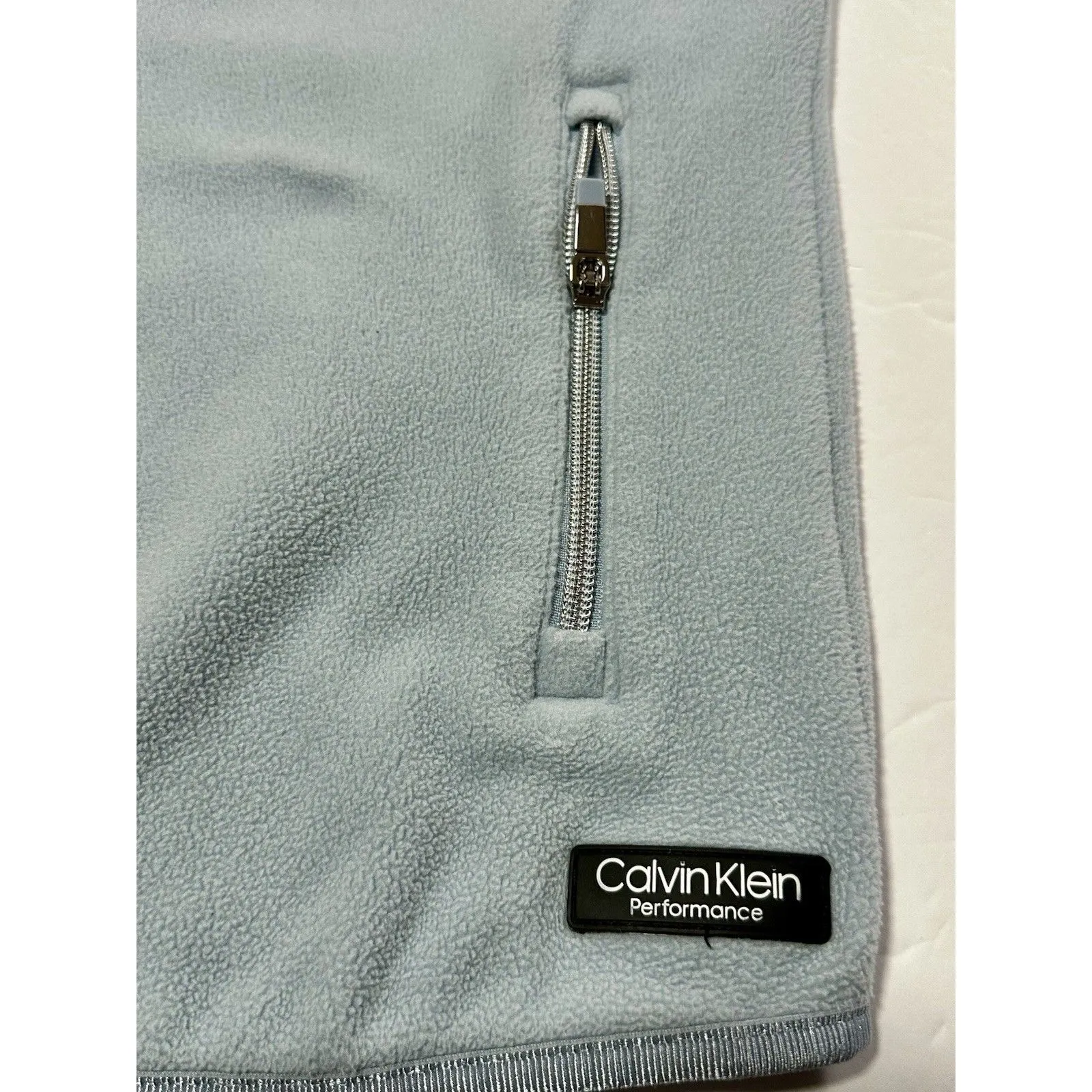 Calvin Klein Performance Women's Full Zip Fleece Jacket Mauve Size M - Image 3