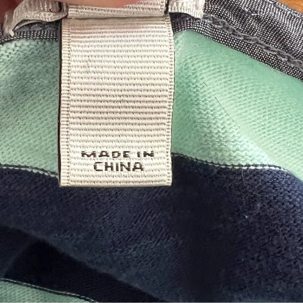 J.Crew women’s size XXS, 3/4‎ sleeve knee length striped dress 100% cotton - Image 6