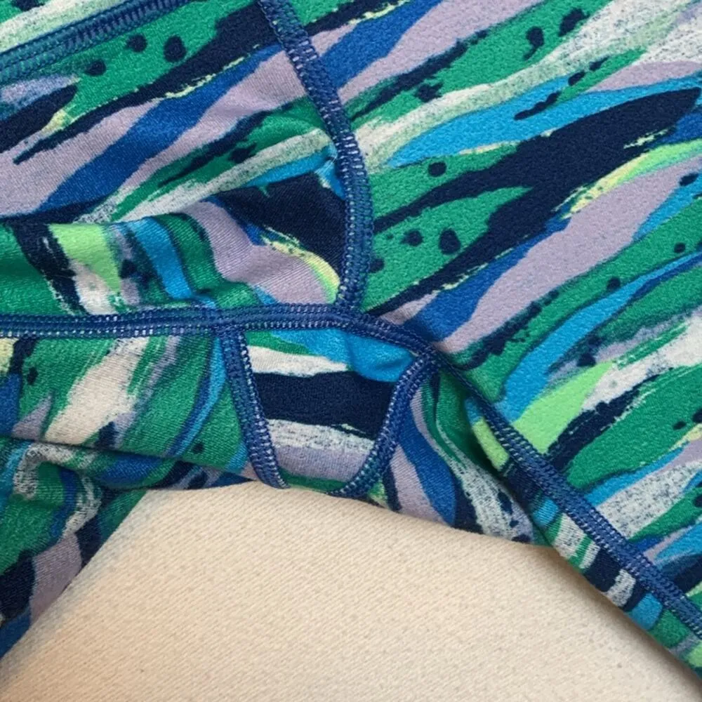 Lululemon size 6 wunder under hi rise seven wonders multi full length leggings - Image 5