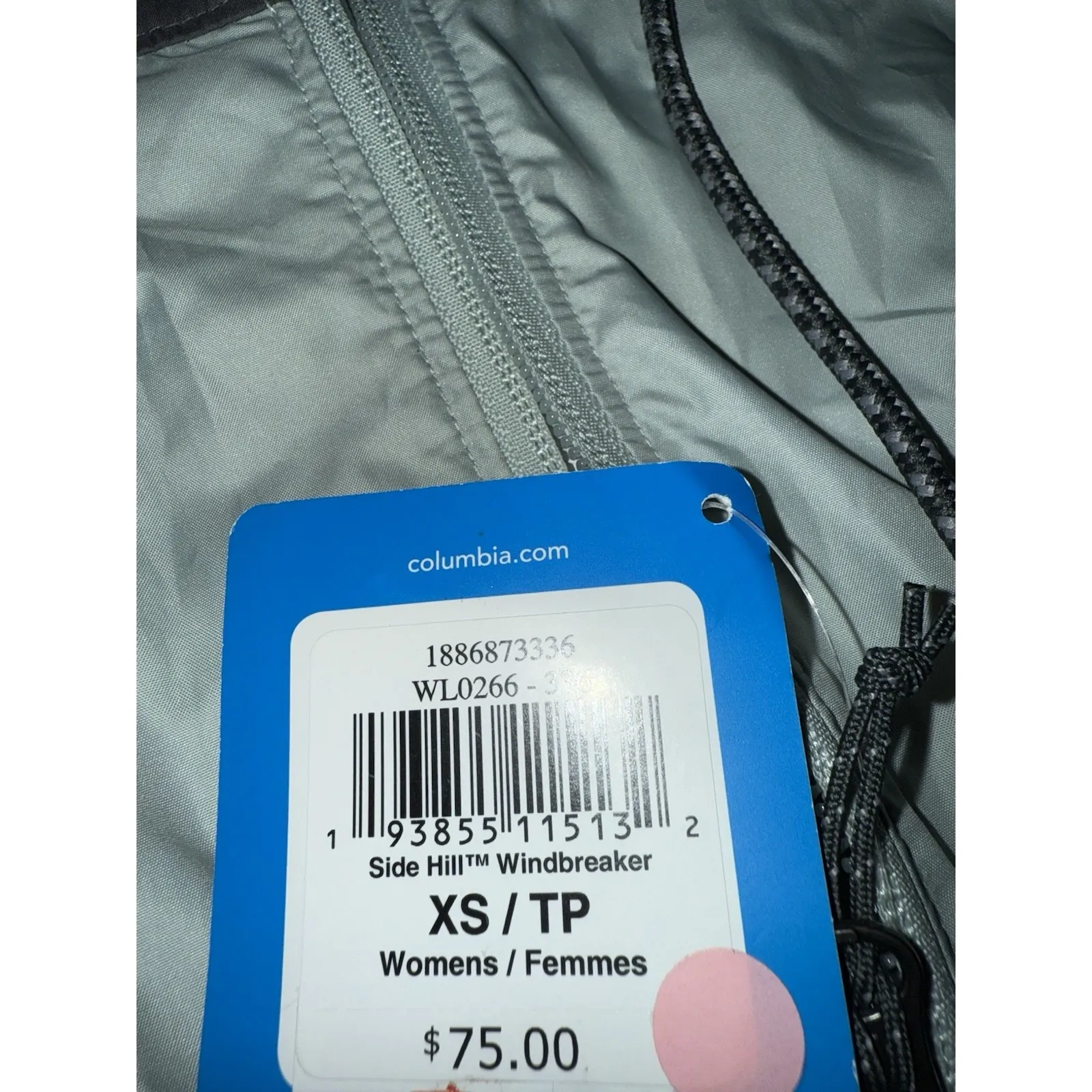 Columbia NEW Womens Side Hill Windbreaker Full Zip Hooded‎ Jacket Size XS - Image 4