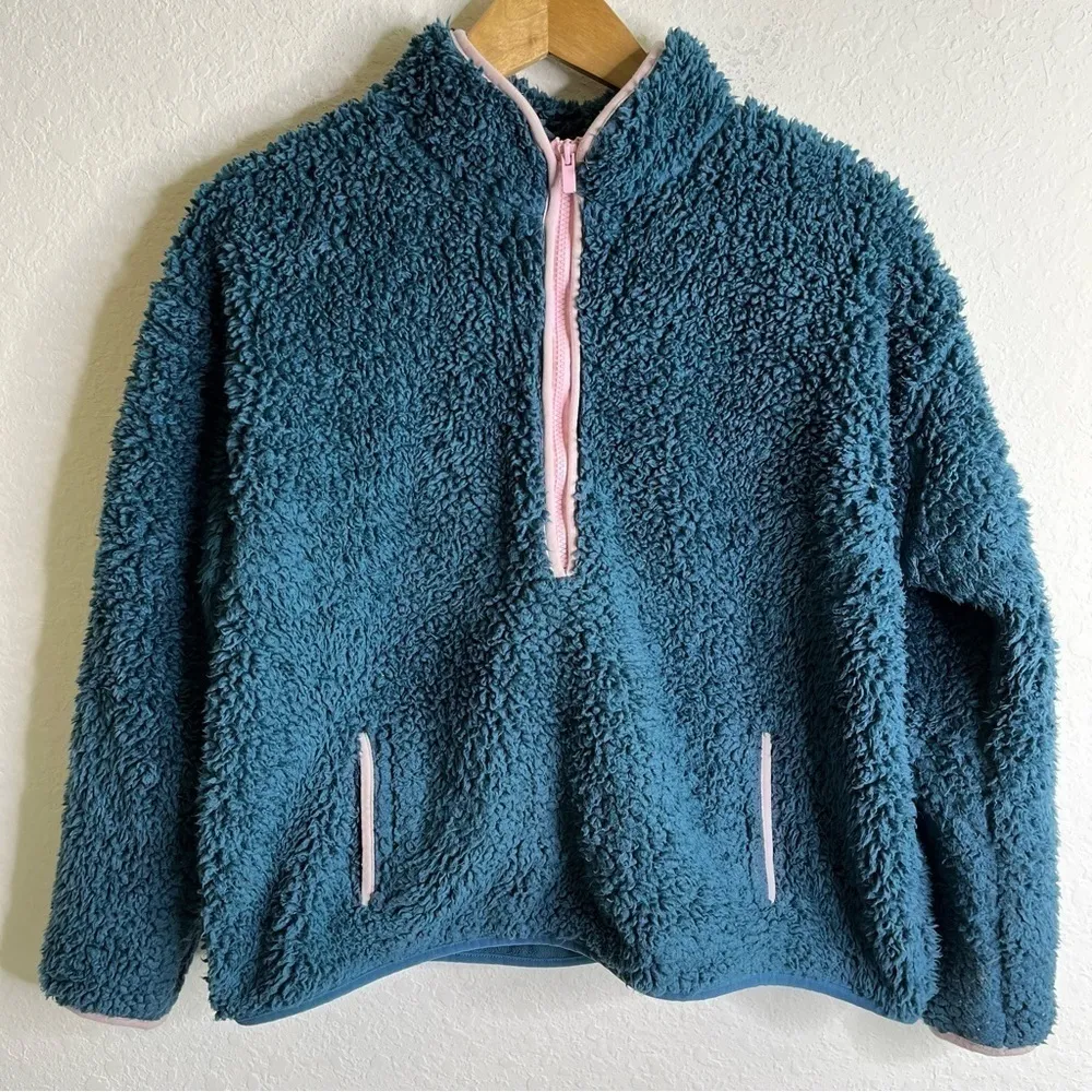 Summersalt The Cozy High Pile Fleece Half Zip Pullover Size Medium - Image 2