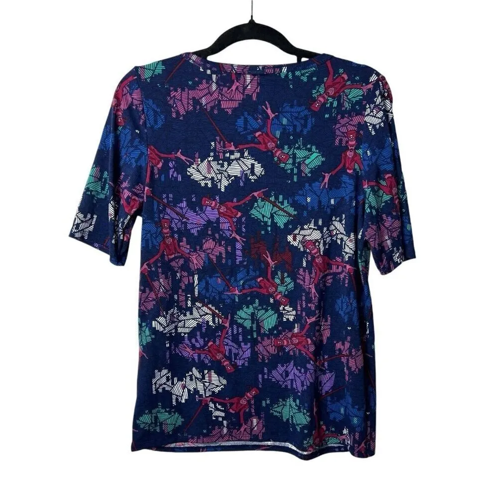 Lularoe Disney Gigi NWT Women’s‎ L Shirt Dr Facilier Princess And The Frog Print - Image 2