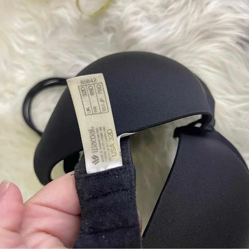 Wacoal Black Custom Contour Pushup Bra Size 32 D - Image 4