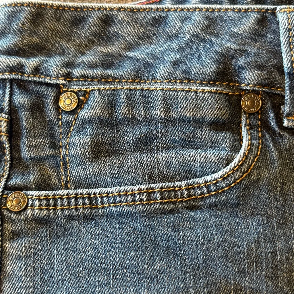 Talbots Jeans Womens Size 12 Blue Denim Boot Cut Curvy Medium Stretch Everyday‎ - Image 5