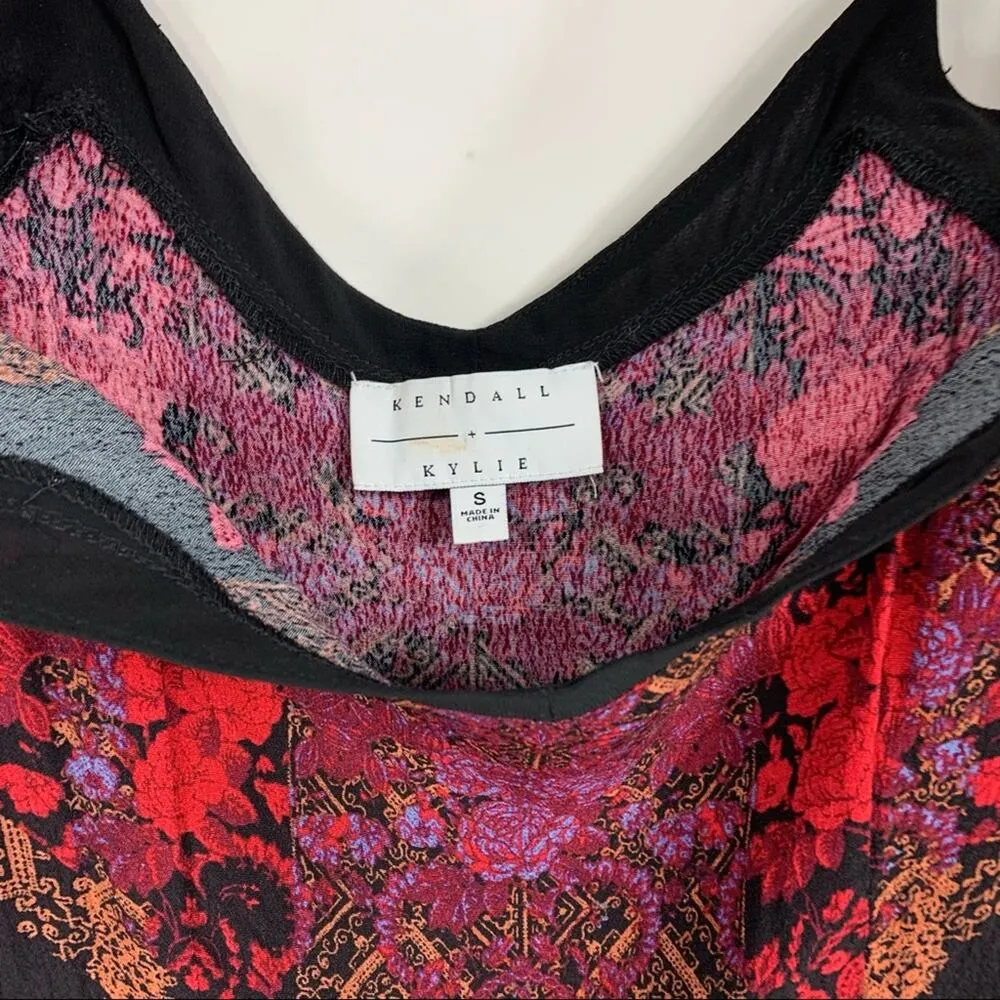 Kendall + Kylie Bohemian Romper Dark Sz Small - Image 3