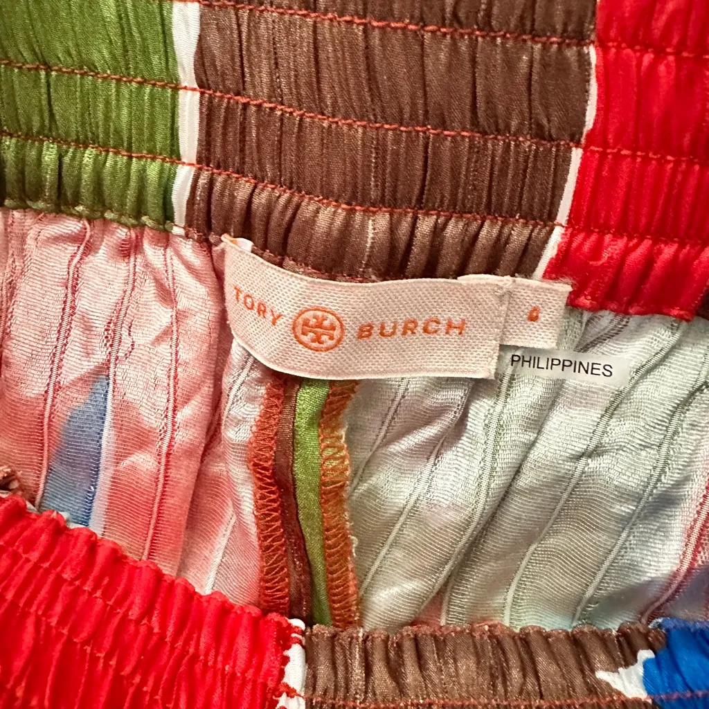 Tory burch casual pants Flora pattern 0 size - Image 4