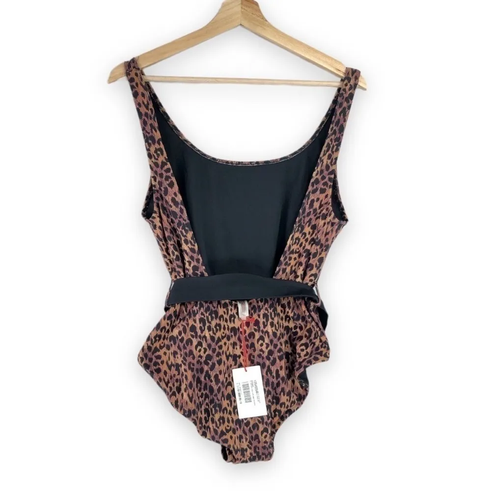 Solid & Striped - The Annie Marie Belted - Leopard Print - XL - Image 2