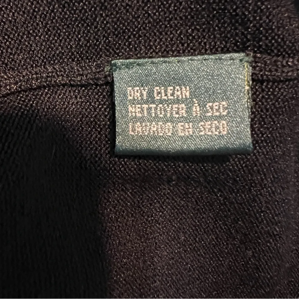 Lauren Ralph Lauren 3X Silk Blend Button Front V-Neck Cardigan w/Long Sleeves - Image 7