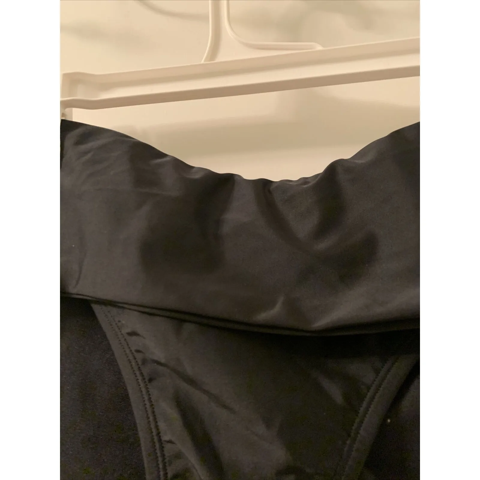 Maternity Foldover Swim Brief Isabel Maternity by Ingrid & Isabel Black Sz M Size M - Image 9