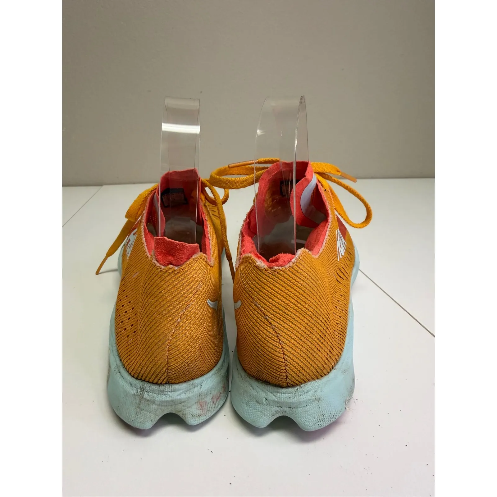 Hoka One One U Cielo X LD Women's Orange Track Spikes Running Shoes Size 8 - Image 3