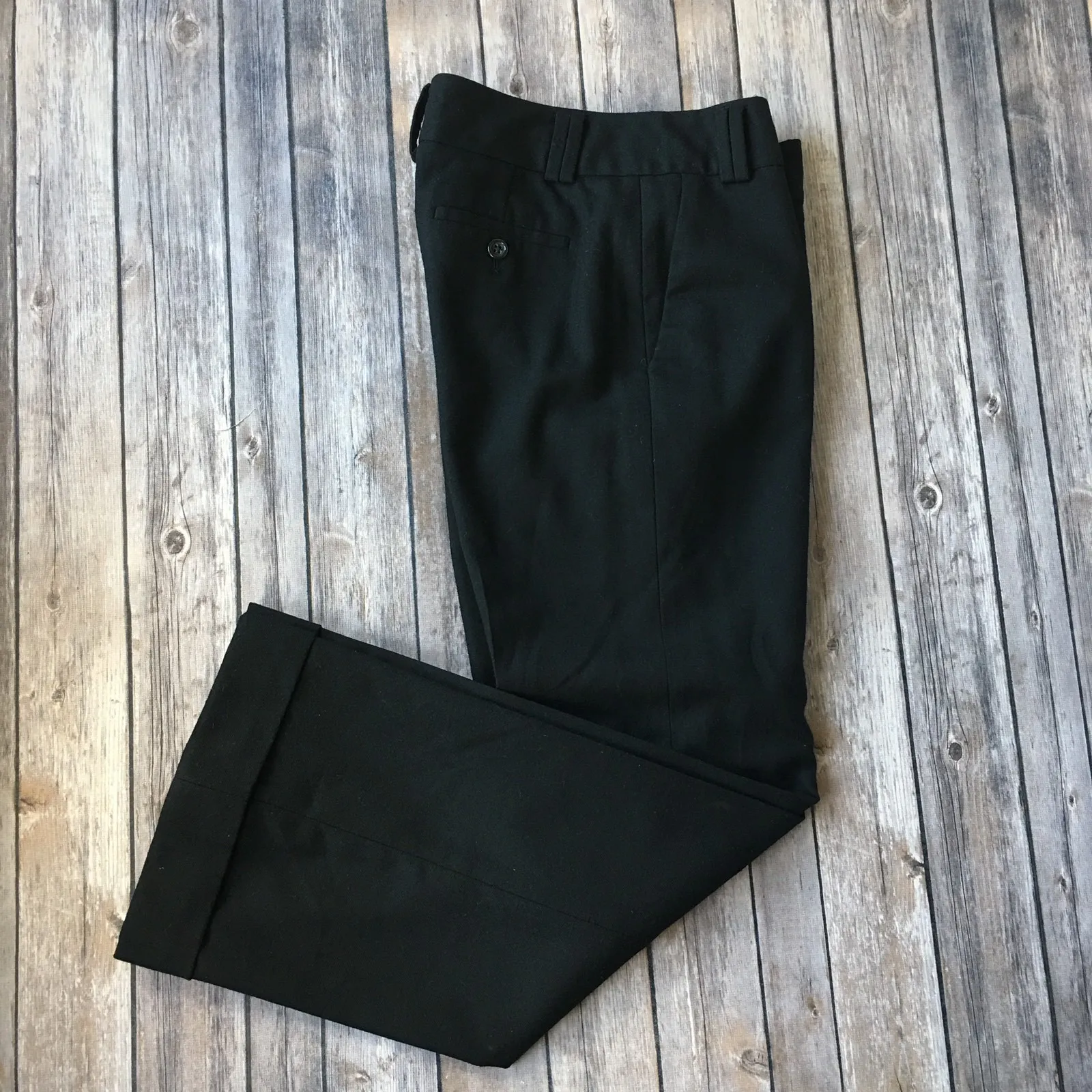 Banana Republic Trouser Dress Suit Pants Petite 2P P2 Stretch Wool 30" Inseam - Image 2