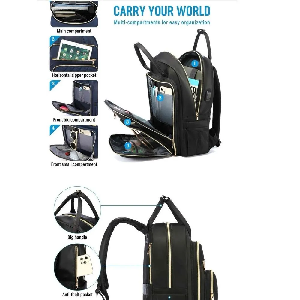 LOVEVOOK Garnet Backpack Black - Image 8