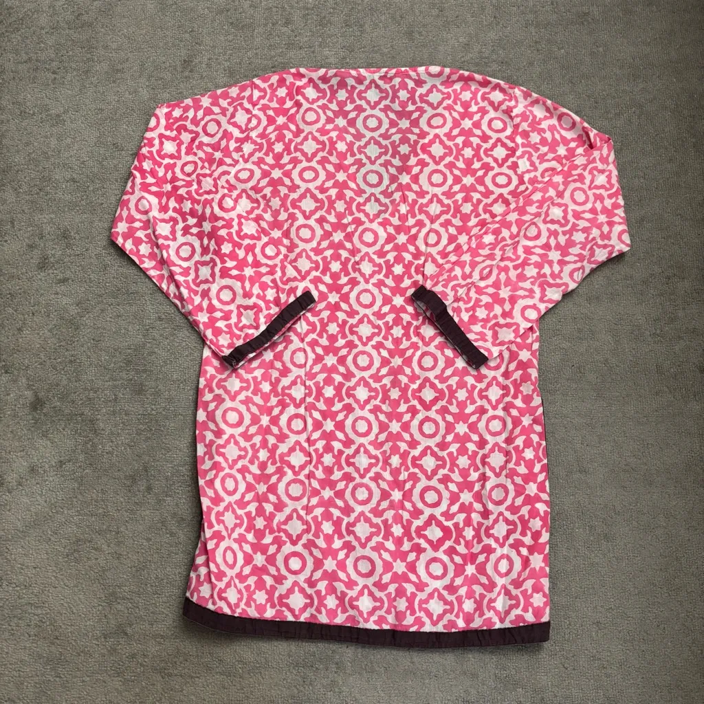 Roberta Roller Rabbit V Neck Tunic Swim Cover Up Top Shirt Women's - Image 2