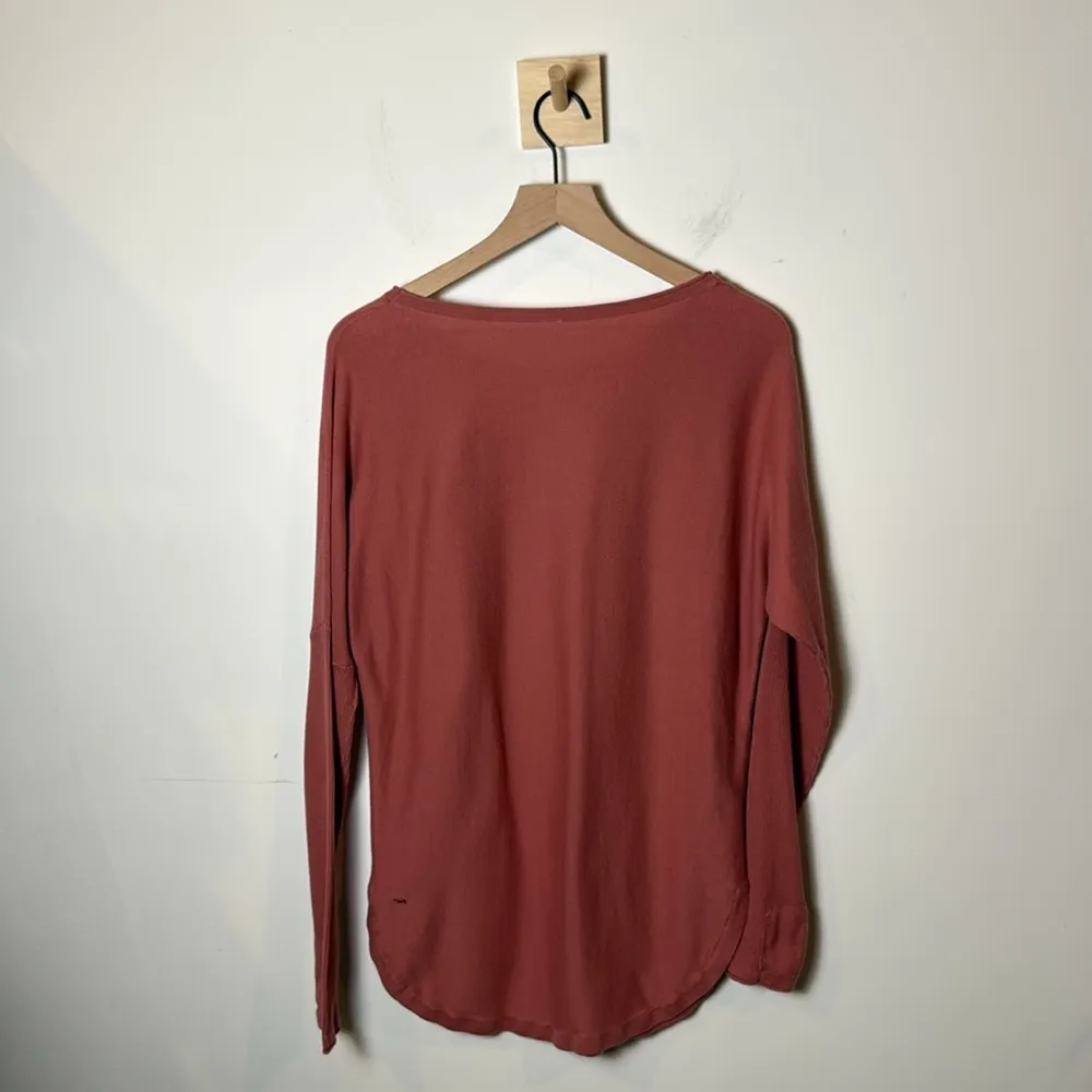 Lululemon Women’s Relaxed Fit Take It All In Sweater in Briar Rose 100% Cotton - Image 6