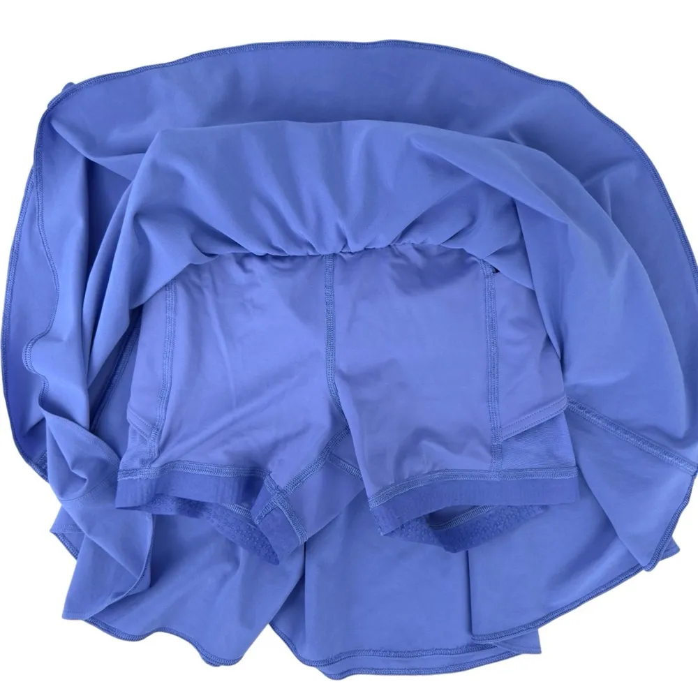 Lululemon Court Rival High-Rise Tennis Skirt Long Wild Indigo Blue Skort Size 0 - Image 5