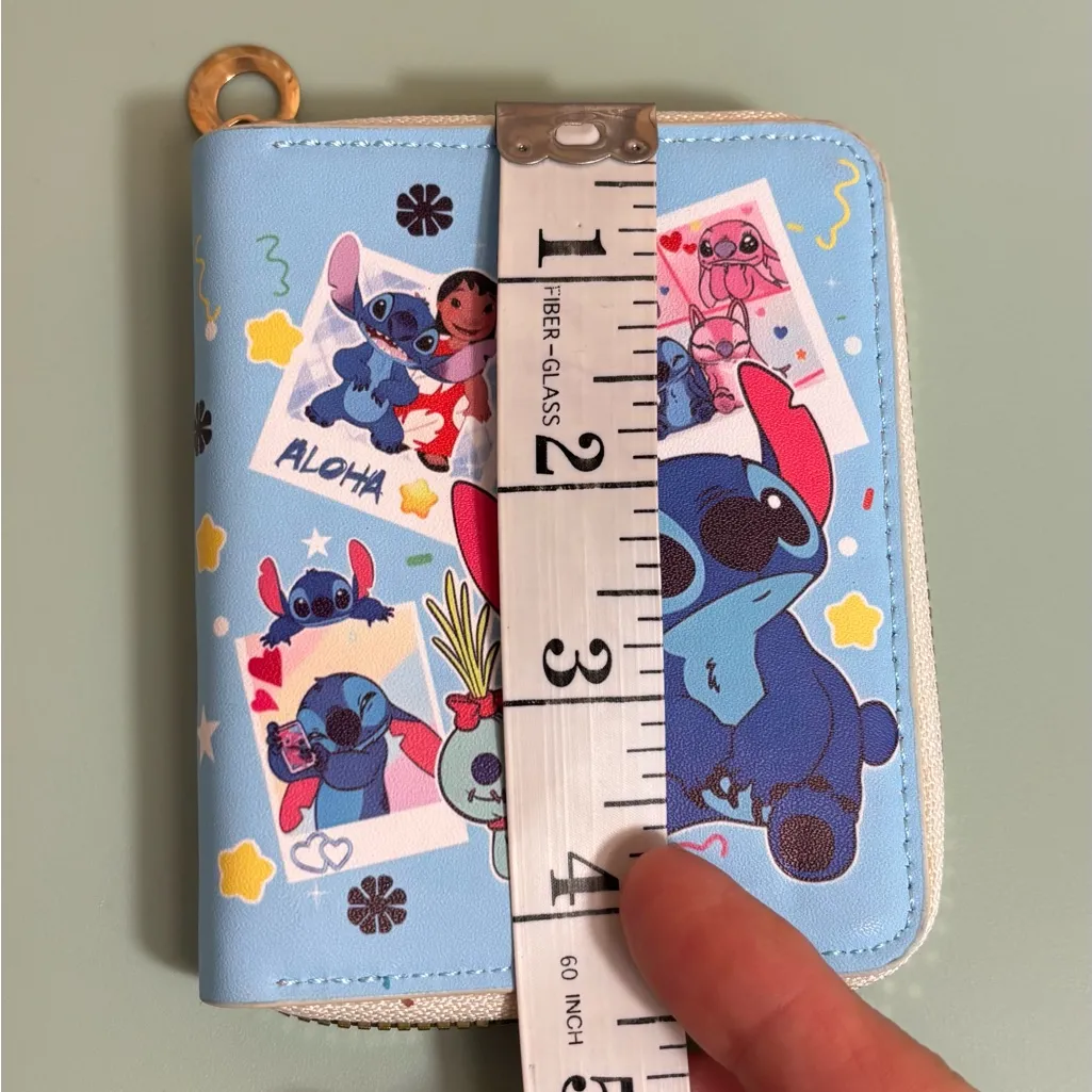 Disney Lilo & Stitch and Angel Coin Purse zippered pouch card holder set of 2 - Image 7